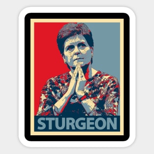 nicola sturgeon hero Sticker